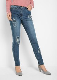 Destroyed jeans met parels, bpc selection premium
