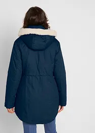 Gewatteerde parka met imitatiebont, bonprix