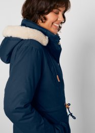 Gewatteerde parka met imitatiebont, bpc bonprix collection