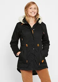 Gewatteerde parka met imitatiebont, bonprix