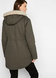 Gewatteerde parka met imitatiebont, bonprix