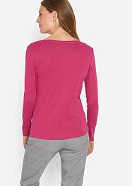 Katoenen longsleeve met ronde hals, bpc bonprix collection