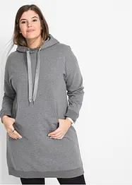 Katoenen sweatjurk met capuchon, bonprix