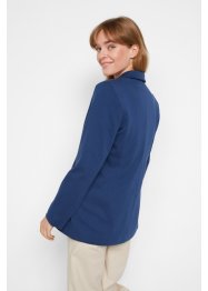Lange blazer in boyfriendstijl van katoen-jersey, bpc bonprix collection