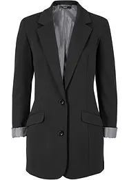 Lange blazer van katoen-jersey, bonprix