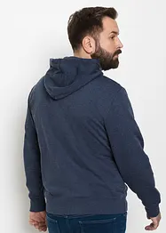 Sweatvest met capuchon en ritssluiting, bonprix