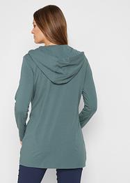 Lang shirtvest met capuchon, bpc bonprix collection