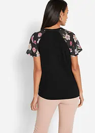 Shirt met chiffon mouwen, bonprix