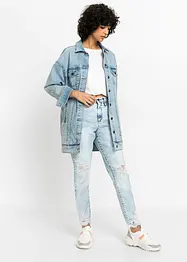 Mom jeans met destroyed effecten, bonprix