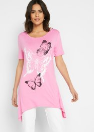 Longshirt met puntige onderrand en vlinders, bpc selection