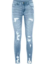 Super skinny 7/8 jeans destroyed, bonprix