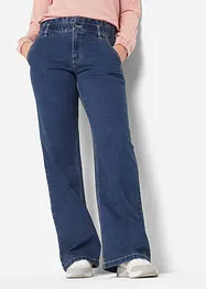 Wide leg paperbag jeans high waist, John Baner JEANSWEAR