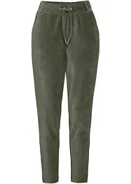 Broek in corduroy look met elastische band, bonprix