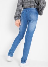 Meisjes skinny jeans met tapes opzij, John Baner JEANSWEAR