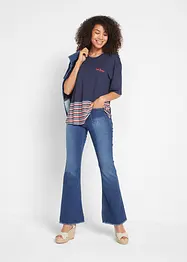 Stretch jeans high waist, flared, John Baner JEANSWEAR