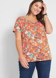 Shirt met print, korte mouw, bonprix