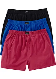 Wijde jersey boxershort (set van 3), bonprix