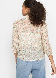 Blouse van chiffon met gerecycled polyester, RAINBOW