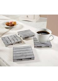 Onderzetters in pallet design (4-dlg. set), bpc living bonprix collection