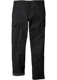 Regular fit stretch cargo thermobroek, straight, bpc bonprix collection