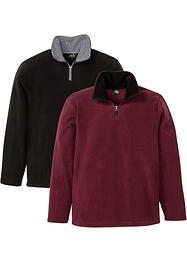 Fleece trui met schipperskraag (set van 2), bpc bonprix collection