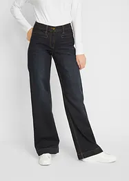 Flared Marlene Dietrich jeans, mid waist, bonprix