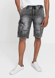 Sweatjeans bermuda met cargozakken, regular fit, RAINBOW