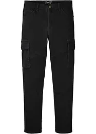 Slim fit stretch cargo broek, straight, bonprix