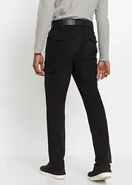 Slim fit stretch cargo broek, straight, bonprix