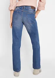 Wide leg stretch jeans, mid waist, bonprix