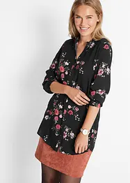 Lange blouse van viscose, wijd model, bonprix