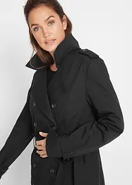 Lange trenchcoat met tailleriem, bonprix