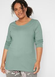 Longshirt (set van 2) met biologisch katoen, bpc bonprix collection