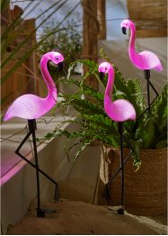 Solar decoratielamp flamingo (set van 3), bpc living bonprix collection