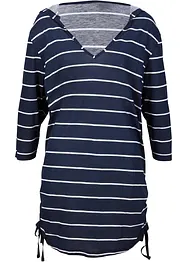 Lang strandshirt met capuchon van viscose, bonprix