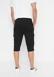 Sweat bermuda met cargozakken van puur katoen, bonprix