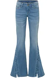 Bootcut jeans met low waist en biologisch katoen, RAINBOW