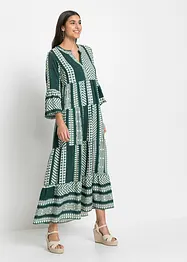 Maxi jurk met printvan soepele viscose, bonprix