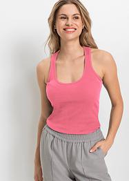 Geribde tanktop (set van 2), RAINBOW