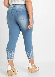 Skinny jeans met mid waist, bonprix