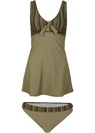 Lange tankini met gerecycled polyamide (2-dlg.), bpc selection