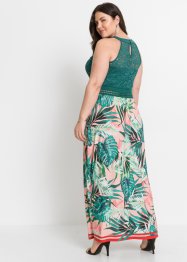 Maxi jurk met print en kant, BODYFLIRT boutique