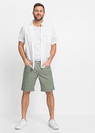 Instap bermuda, linnenmix, bpc bonprix collection