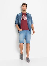 Stretch jeans bermuda, regular fit (set van 2), John Baner JEANSWEAR