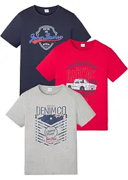 T-shirt (set van 3), bonprix