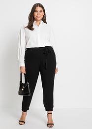 Wijde broek van viscose, korte maten, BODYFLIRT