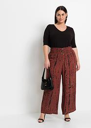 Palazzo broek met batikprint, BODYFLIRT