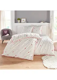 Dekbedovertrek met pompons, bonprix