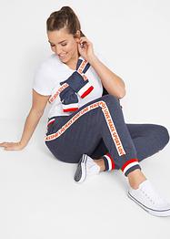 Sweatpants met tekstprint opzij, bpc bonprix collection