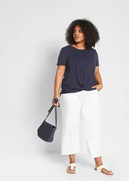 Katoenen papertouch culotte met comfortband, bonprix
